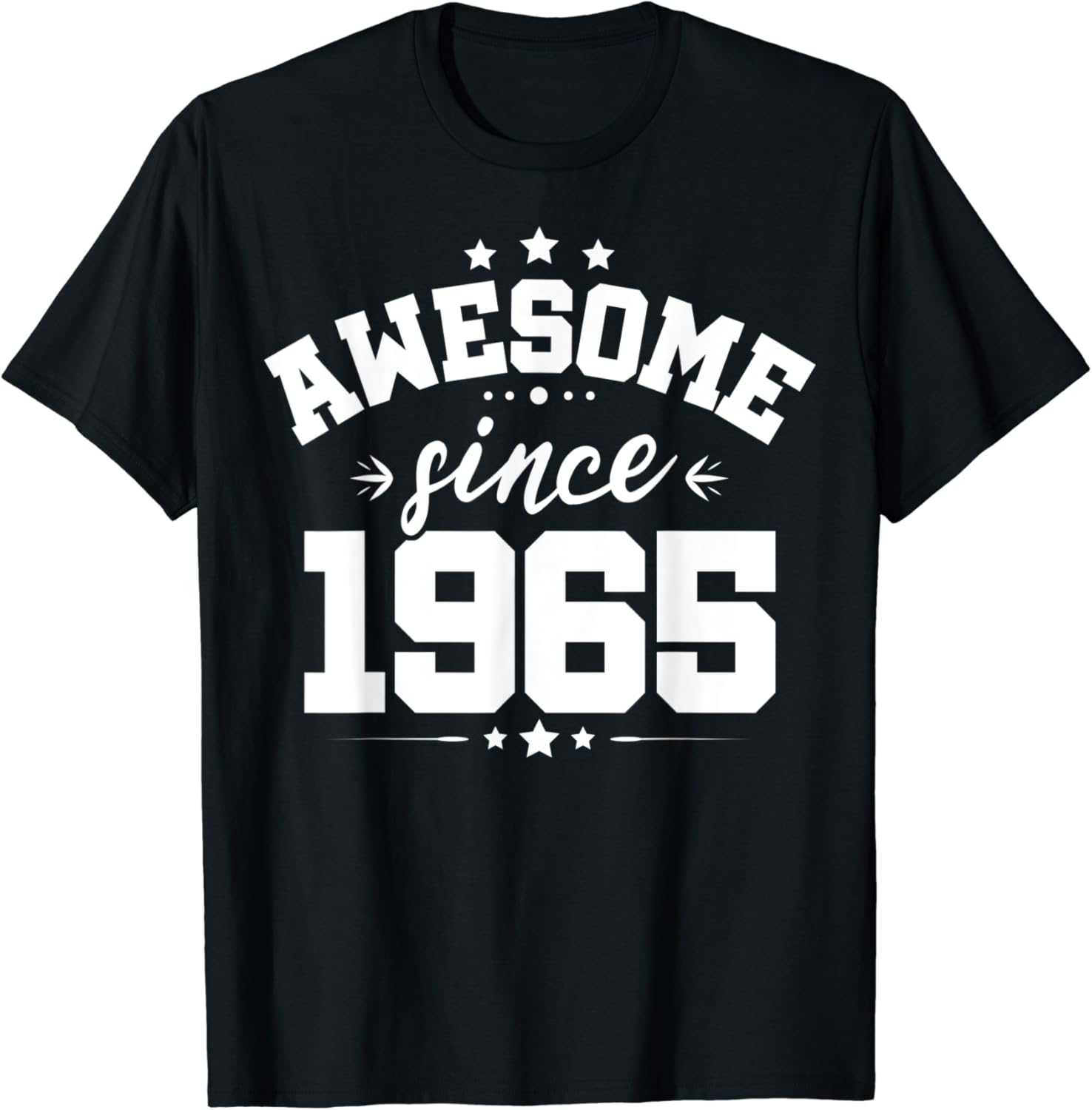 Awesome Since 1965 Birthday Gift For People Born In 1965 TShirt Clothing, Shoes